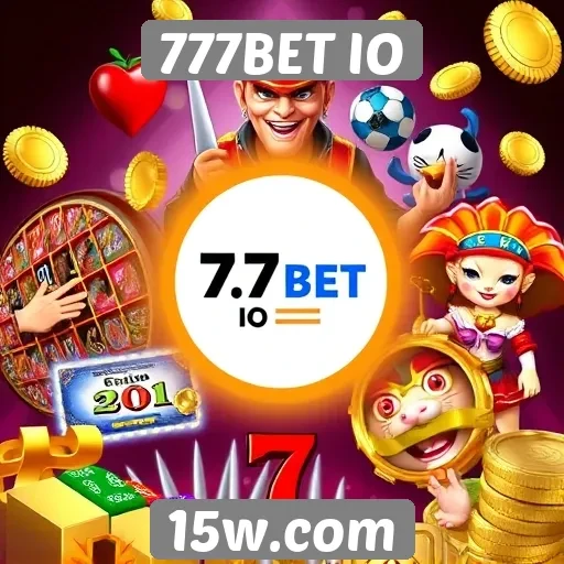 Variedade de jogos disponíveis no 777BET IO